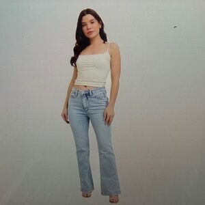 Judy Blue Slim Bootcut Jeans Slit Denim Sz5/27